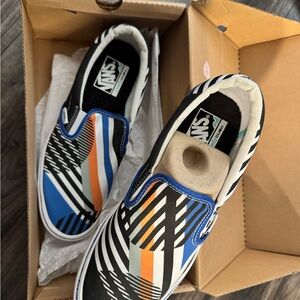 Vans Multicolor Geometric Slip-On Shoes
